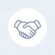 55829074-handshake-leitung-symbol-zusammenarbeit-partnerschaft-geschäft-handshake-symbol-auf-weißem-vektor-il